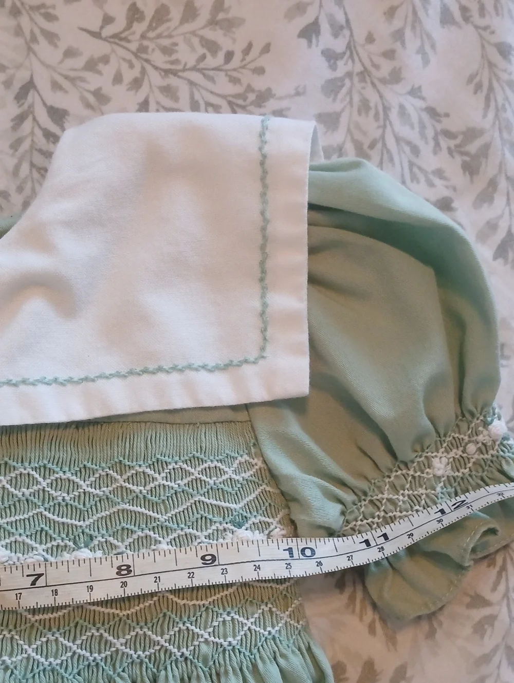 Highland Porch Children Lisa Anne Designs 2t Girls Dress Embroidered Green White